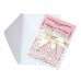 White Invitation Card with Bowknot Laser Cut Invitations  Rose Pattern